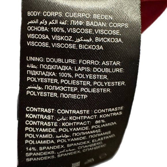 NWT Bebe Womens Raspberry Pink Chiffon Faux Wrap Midi Dress 3/4 Sleeve Size 4 - Picture 11 of 16